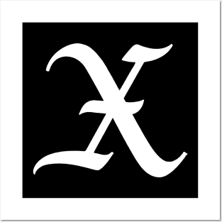 X logo Posters and Art